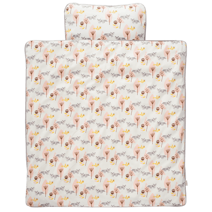 Fresk Dekbedovertrek Fox Pink 80x80cm - Fresk - Babywinkel - 8718754231657