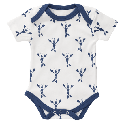 Fresk Romper Korte Mouw Lobster Indigo Blue - Fresk - Babywinkel - 8719638230438