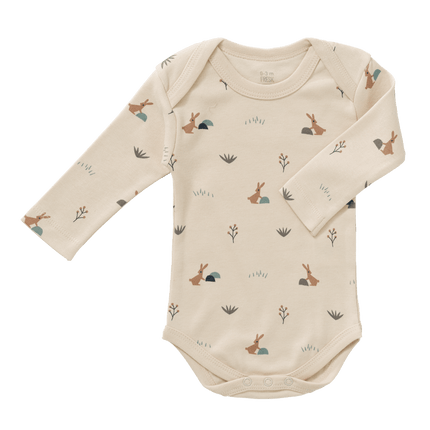 Fresk Romper Rabbit Lange Mouwen Sandshell - Fresk - Babywinkel - 8720574693454