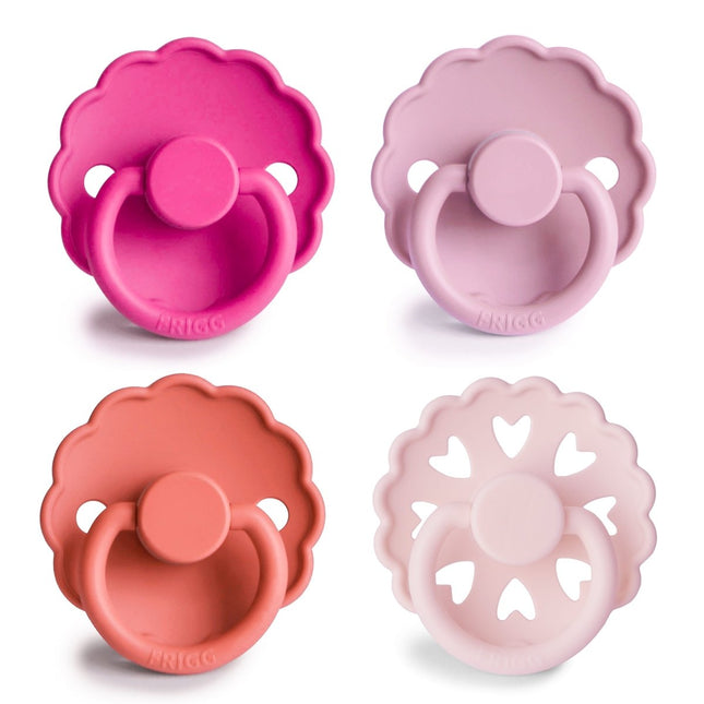 Frigg Speen Maat 2 Rosy Romance Silicone 4St - Frigg - Babywinkel - 5715239029566