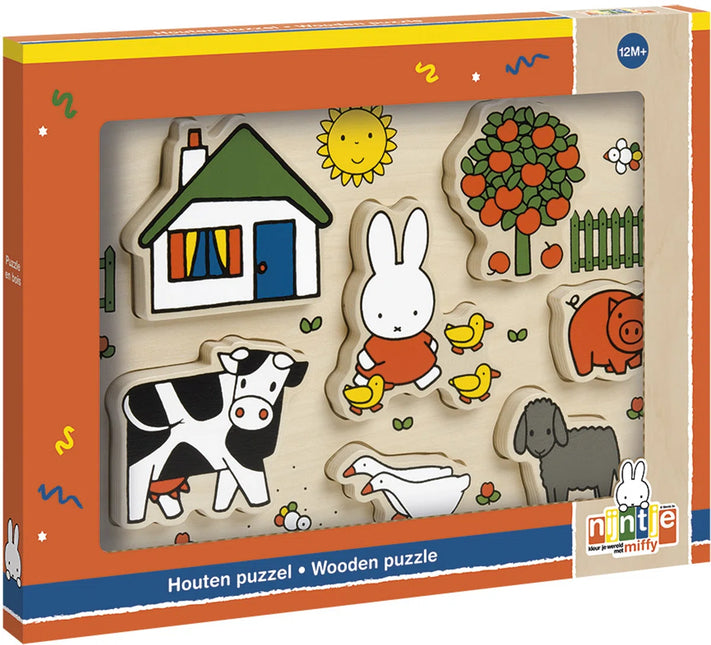 Puzzle Miffy Granja