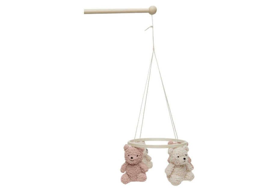 Jollein Baby Mobiel Teddy Bear Wild Rose/ Naturel - Jollein - Babywinkel - 8717329388772