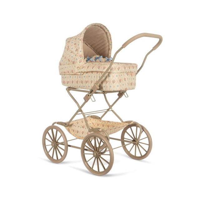 Konges Slojd Poppenwagen Fleur Decor 90cm - Konges Slojd - Babywinkel - 5715404342360