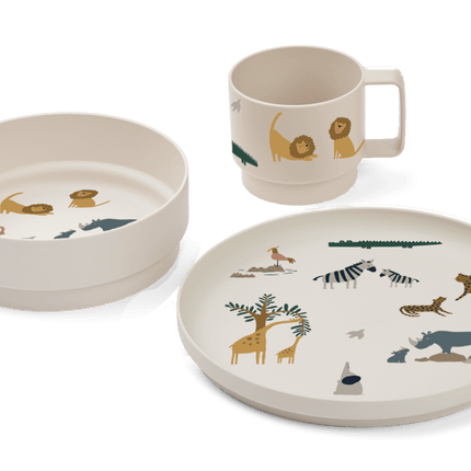 Liewood Kinderservies Set Archi All Together / Sandy - Liewood - Babywinkel - 5715493378714