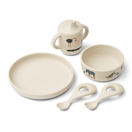 Liewood Kinderservies Set Ryle All Together/Sandy - Liewood - Babywinkel - 5715493242176