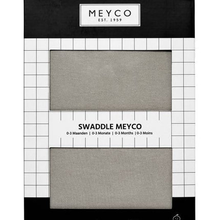 Meyco Inbakerdoek Uni Grijs - Meyco - Babywinkel - 4054703300048