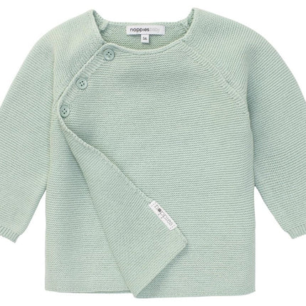 Noppies Baby Vestje Pino Grey Mint Melange - Noppies - Babywinkel - 8719788631833