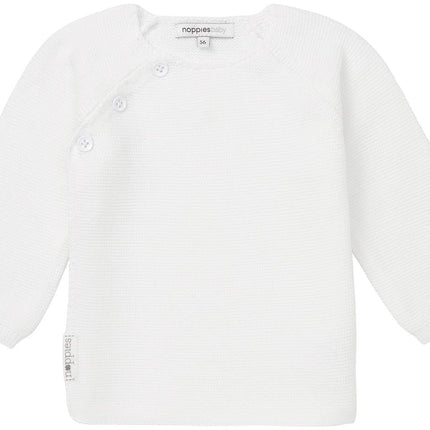 Noppies Baby Vestje Pino White - Noppies - Babywinkel - 8719788194048