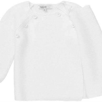 Noppies Baby Vestje Pino White - Noppies - Babywinkel - 8719788194048