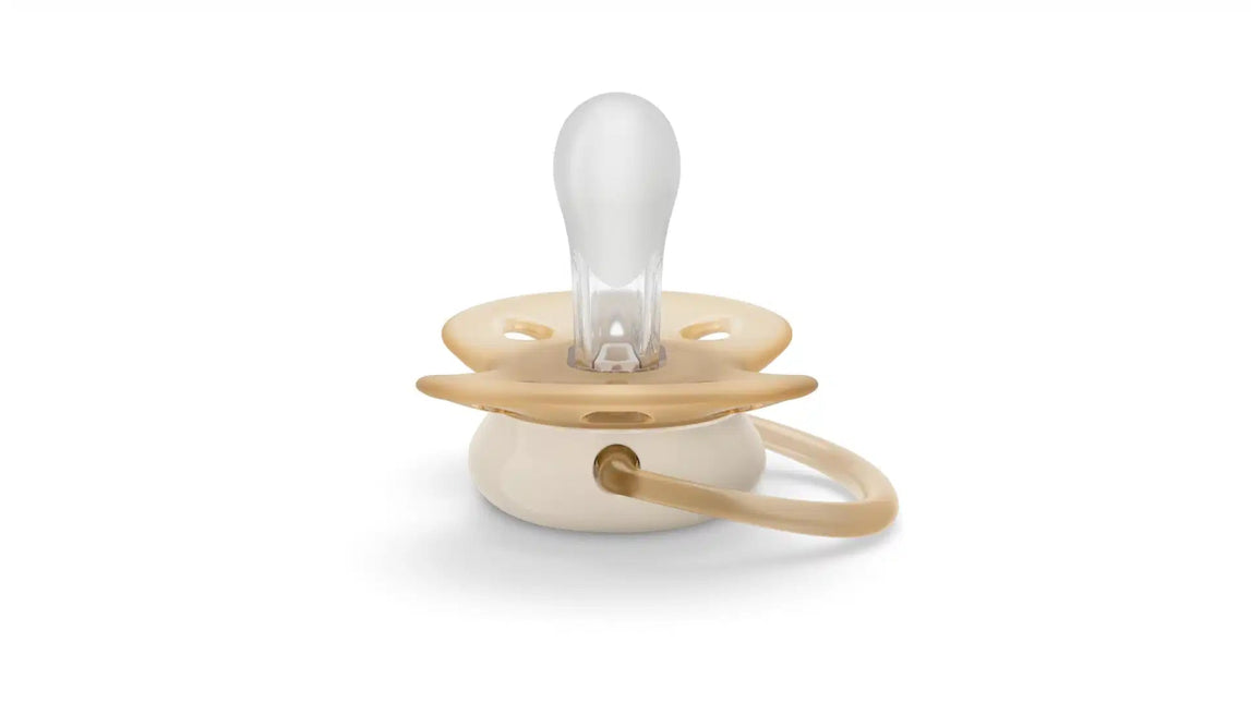 Philips Avent Fopspeen +0 Maanden Soft Beige/ Licht Groen - Philips Avent - Babywinkel - 8720689012768