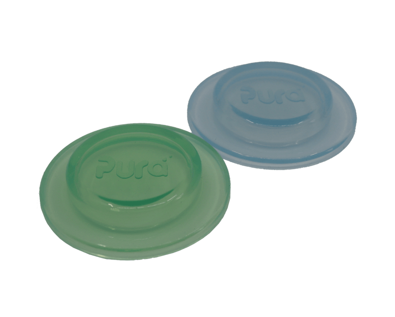 Pura Flesafsluiter Silicone Moss En Mint 2St - Pura - Babywinkel - 850038571696