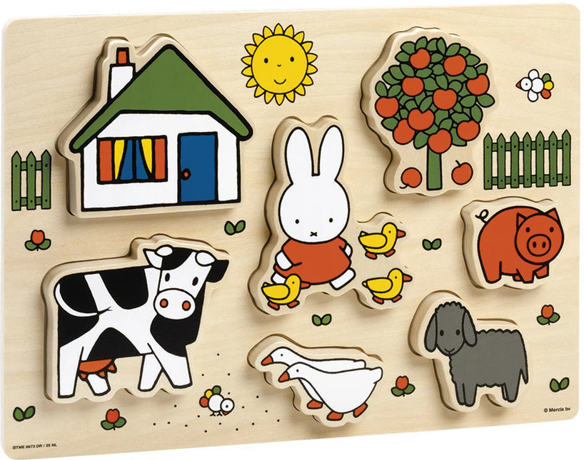 Puzzle Miffy Granja