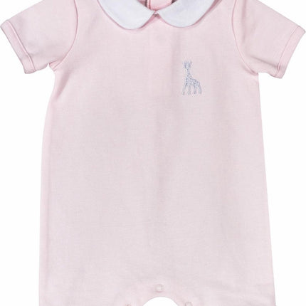 Sophie de Giraf Baby Jumpsuit 1 - Delig Pakje Met Kraagje Roze - Sophie de Giraf - Babywinkel - 3760108774667