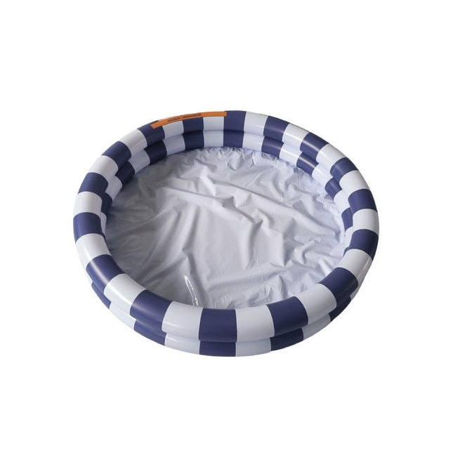 Swim Essentials Zwembad Blue White Stripes 100 Dia - Swim Essentials - Babywinkel - 7432234235263