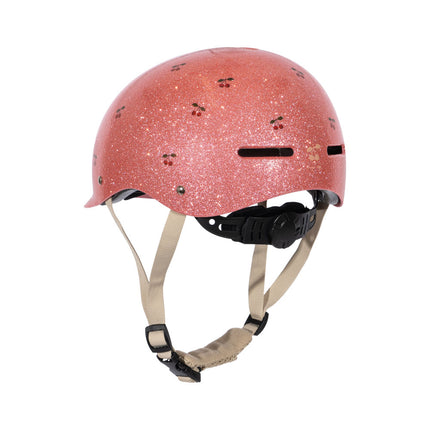 Casco infantil Konges Slojd Cereza Purpurina