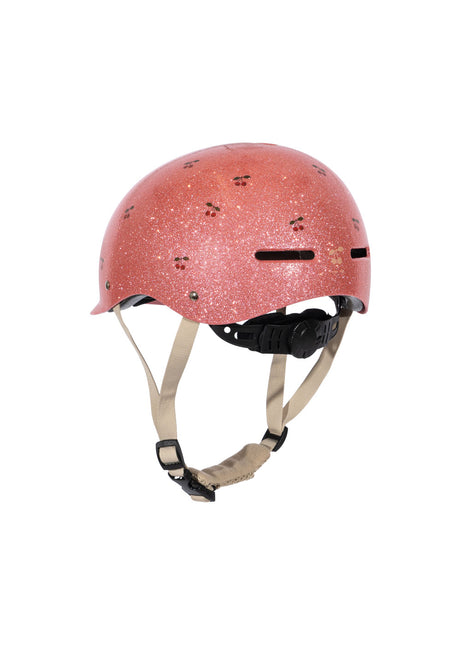 Casco infantil Konges Slojd Cereza Purpurina