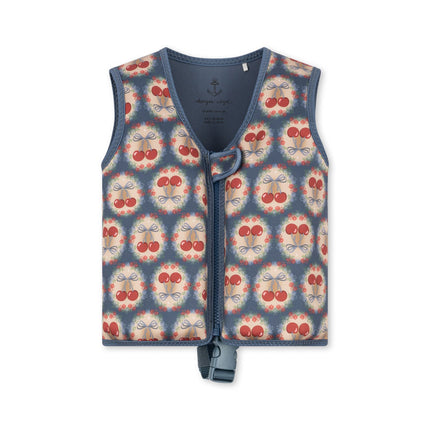 Konges Slojd Chaqueta de baño Ellis Cherry Blow Azul