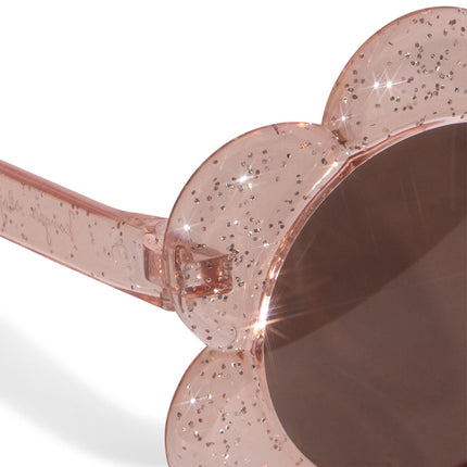 Konges Slojd Gafas de sol para bebé Flor Purpurina Rosa