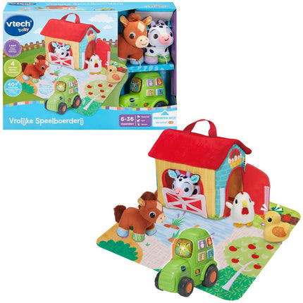 Vtech Boerderijdieren Set Vrolijke Speelboerderij - Vtech - Babywinkel - 3417765746239